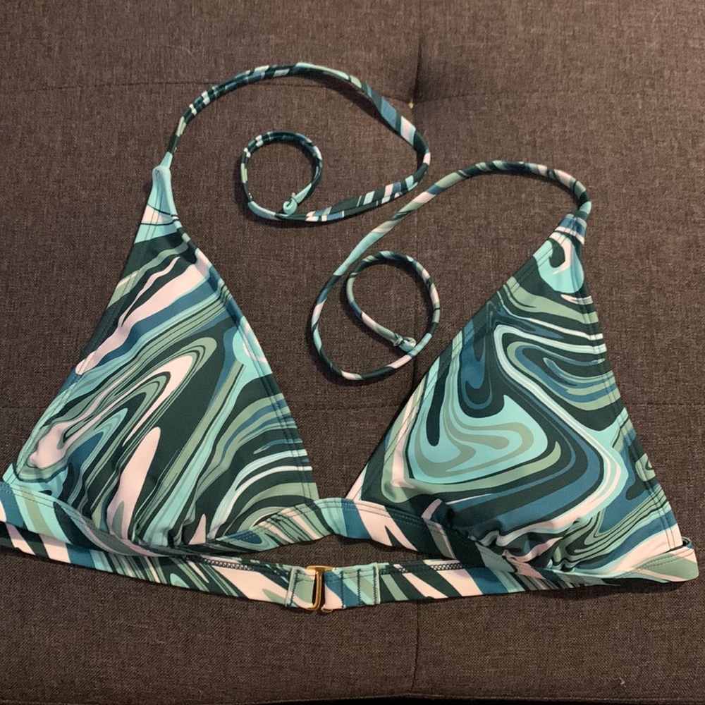 Teal Bathing Suit Top